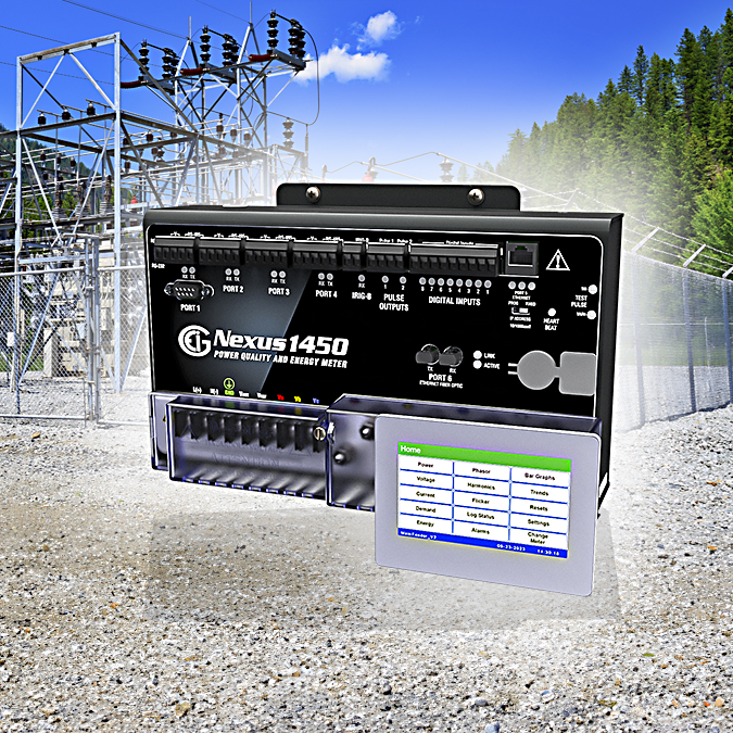 Electro Industries Nexus 1450 cyber secure power quality meter